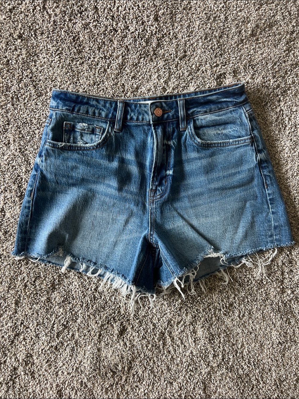 Vervet A-Line Denim Shorts